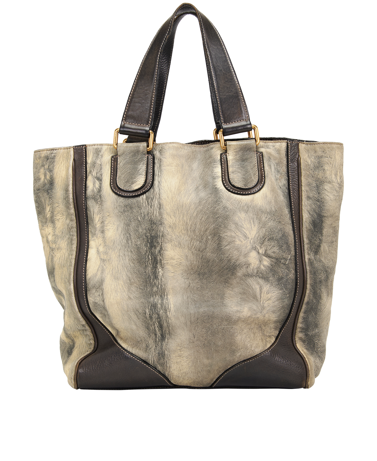 Miss Exotic Tote, &pound;250, Handbags, Brown, Leather, Back view